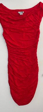 Geplooide bodycon 34, Kleding | Dames, Jurken, Maat 34 (XS) of kleiner, H&M, Ophalen of Verzenden, Zo goed als nieuw