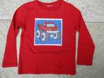 Longsleeve rood beweegbare pailletten maat 98 T-shirt auto, Ophalen of Verzenden, Zo goed als nieuw, Jongen, Shirt of Longsleeve