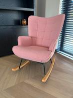 Schommelstoel teddy roze nieuw, Huis en Inrichting, Ophalen, 75 tot 100 cm, Zo goed als nieuw, Stof