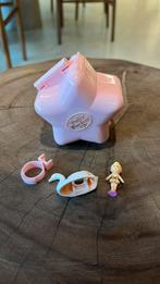 1992 Polly Pocket Bluebird Tiny Ballerina Ring Case, Ophalen of Verzenden, Gebruikt