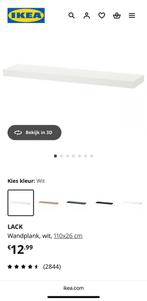 Ikea Lack wandplanken wit, Huis en Inrichting, Woonaccessoires | Wandplanken en Boekenplanken, Ophalen of Verzenden, Zo goed als nieuw