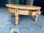 Ronde Grenen Tafel met Laatjes - Zo Goed Als Nieuw!, Ophalen, 50 tot 75 cm, Rond, Hout