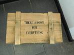 aparte leuke opbergkist van hout., Huis en Inrichting, Minder dan 50 cm, Gebruikt, Minder dan 50 cm, Ophalen of Verzenden
