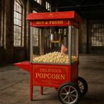 Te huur nostalgische popcornmachine, Ophalen, Zo goed als nieuw, Overige