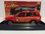 Bburago 1:25 Range Rover Brandweer Fire men rood, Hobby en Vrije tijd, Modelauto's | 1:24, Ophalen of Verzenden, Zo goed als nieuw