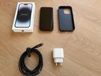 Iphone 14 Pro, space black, 128gb Z.G.A.N., Zwart, Ophalen of Verzenden, Zo goed als nieuw, Zonder simlock