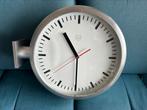 Dubbelzijdig stationsklok 38cm, Huis en Inrichting, Woonaccessoires | Klokken, Ophalen, Gebruikt, Analoog, Overige typen