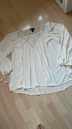 Nieuw roomwit blouse maat 42 H&M, Nieuw, Maat 42/44 (L), Ophalen of Verzenden, Wit
