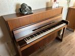 Mooie notenkleurige piano met vochtregulatie, Ophalen of Verzenden, Gebruikt, Bruin, Piano