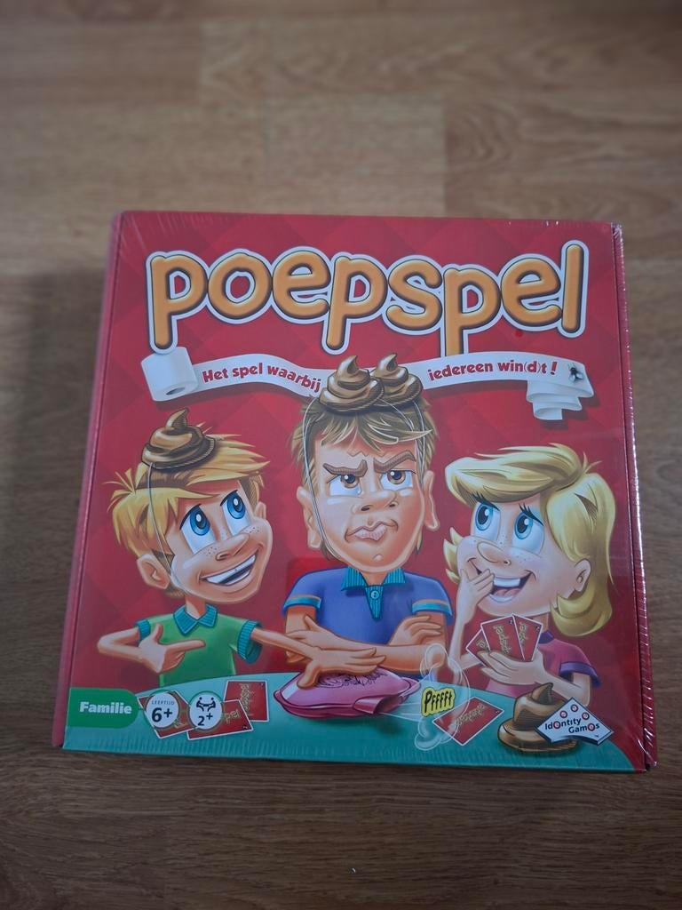 Poepspel - Nieuw in plastic!, Vijf spelers of meer, Ophalen of Verzenden, Nieuw, Identity Games