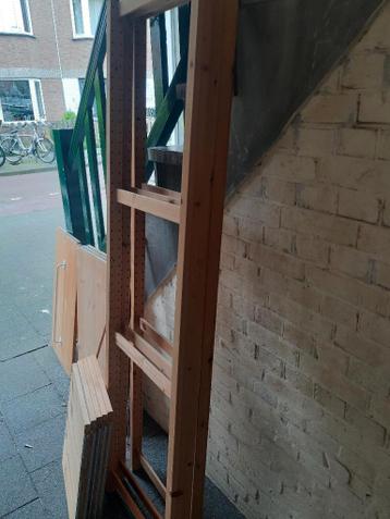 Ikea Rek, Ivar, massief grenen bestaande uit 6 delen, 6 rek - afbeelding 4