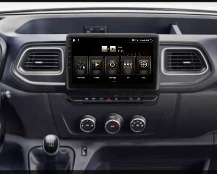 Navigatie Renault Master 2021 apple carplay android 14 usb, Auto diversen, Autoradio's, Nieuw, Ophalen of Verzenden
