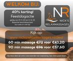 Massage 60 en 90 min tijdelijk 40% korting, Diensten en Vakmensen, Welzijn | Masseurs en Massagesalons, Ontspanningsmassage