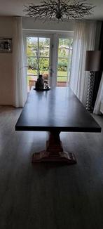 Eettafel taupe beton, Huis en Inrichting, Ophalen, 100 tot 150 cm, 200 cm of meer, Vijf personen of meer