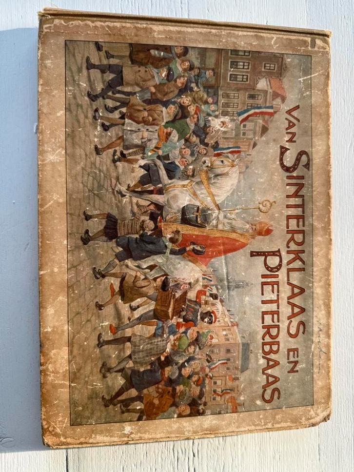 Antiek Sinterklaasboek: van Sinterklaas en Pieterbaas, 1930, Antiek en Kunst, Antiek | Boeken en Bijbels, Ophalen of Verzenden