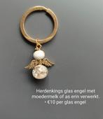 Herdenkings glas engel met moedermelk/ as erin verwerkt, Verzamelen, Sleutelhangers, Nieuw, Verzenden