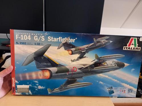 Starfighter F104 italeri, Hobby en Vrije tijd, Modelbouw | Vliegtuigen en Helikopters, Nieuw, Vliegtuig, Groter dan 1:72, Italeri
