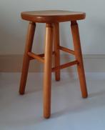 Houten beuken krukje,izgst, Ophalen of Verzenden, Rechthoekig