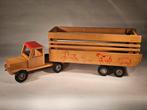 Oude Houten Vrachtwagen met Dieren, Antiek en Kunst, Ophalen of Verzenden