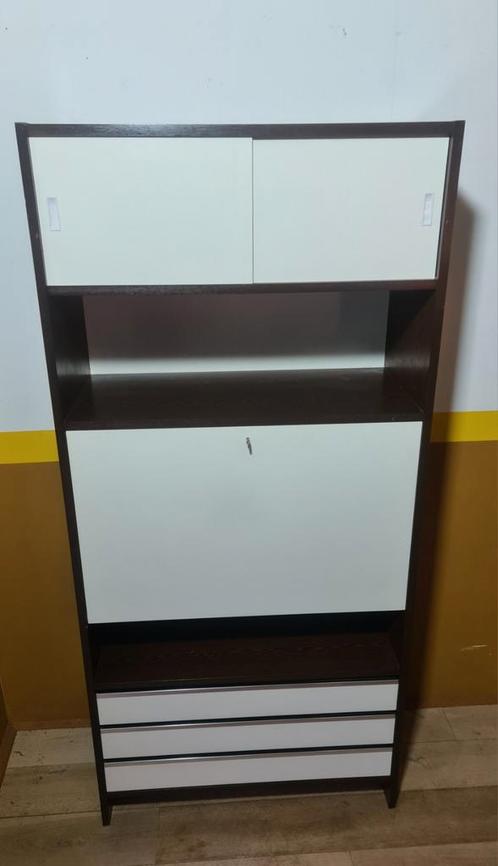 Vintage, design Poul Cadovius kast/wandmeubel KLM., Huis en Inrichting, Kasten | Boekenkasten, Ophalen