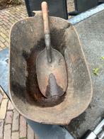 Oude Kolenbak met Schop - Vintage Tuindecoratie, Ophalen of Verzenden, Gebruikt, Overige soorten