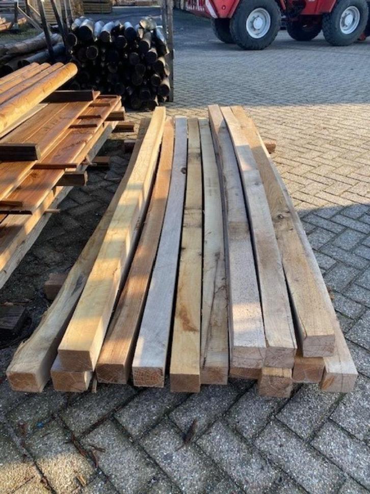 Robinia, bezaagd, kop maat 80x80 mm, Tuin en Terras, Palen, Balken en Planken, Nieuw, Palen, 180 tot 250 cm, Ophalen