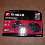 NIEUW: Einhell Starter-Kit 2x 3Ah PXC KiT Met SNELLADER, Cirkelmaaier, Accu-grasmaaier, Nieuw, Einhell