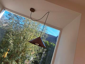 2x Vintagelook Hanglamp Bruin beschikbaar voor biedingen
