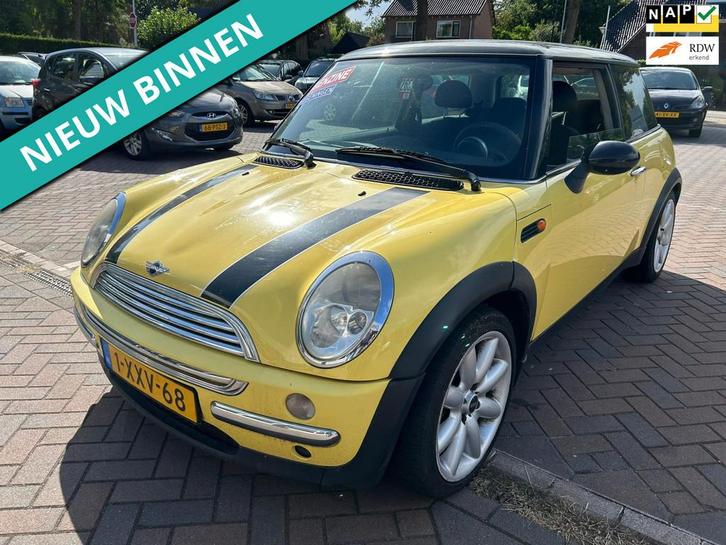 Mini Mini 1.6 Cooper LEUKE AUTO ZO WEG PRIJSJE, Auto's, Mini, Bedrijf, Te koop, Cooper, ABS, Airbags, Boordcomputer, Centrale vergrendeling