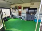 Fendt Platin 650 uit 2012 voortent met uitbouw., Caravans en Kamperen, Caravans, Rondzit, Frans bed, 7 tot 8 meter, Particulier
