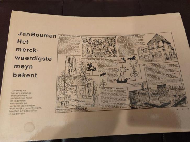 Het merck-waerdigste meyn bekent - Jan Bouman, Boeken, Streekboeken en Streekromans, Gelezen, Noord-Holland, Ophalen of Verzenden