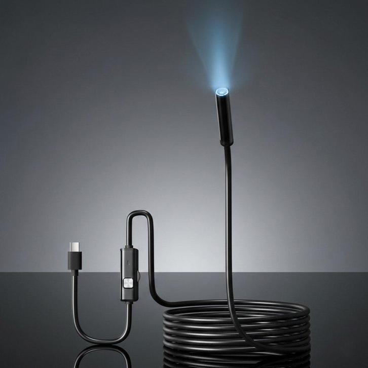 Endoscoop – 3-in-1 Micro USB – HD waterdichte camera, Doe-het-zelf en Verbouw, Meetapparatuur, Nieuw, Overige meters, Ophalen of Verzenden
