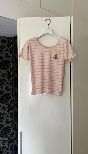Nieuw: Scotch R'Belle boxy nautisch T-shirtje; maat 152 beschikbaar voor biedingen