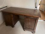 Massief Eiken Bureau - Vintage, Huis en Inrichting, Ophalen, Gebruikt, Bureau