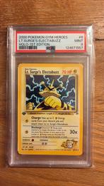 6/132 Lt. Surge Electabuzz - 1st. Edition - HOLO - PSA 9, Ophalen of Verzenden, Zo goed als nieuw