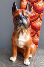 Vintage groot formaat boxer hond beeld 26 cm, Ophalen of Verzenden, Zo goed als nieuw, Dier