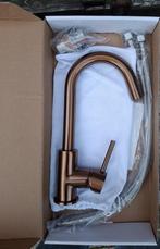 Fortifura Calvi wastafelkraan Geborsteld koper PVD (Koper), Doe-het-zelf en Verbouw, Ophalen of Verzenden, Nieuw, Koper, Kraan