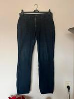 NYDJ blauwe skinny stretch jeans 40 10P petite pailletten, Blauw, Ophalen of Verzenden, Gedragen, NYDJ