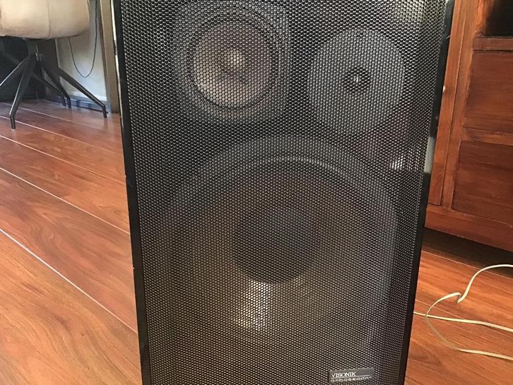 Vintage visonik ambassador 120, Audio, Tv en Foto, Luidsprekers, Zo goed als nieuw, Front, Rear of Stereo speakers, 120 watt of meer