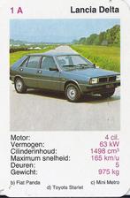 C294 autokaartje 1a - lancia delta, Ophalen of Verzenden, Zo goed als nieuw, Auto's