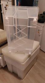 Ikea Samla 6x 78x56x43cm met deksel en wieltjes compleet, Doe-het-zelf en Verbouw, Kratten en Dozen, Ophalen, Gebruikt, 40 tot 60 cm