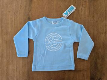 NIEUW shirt VIB 3-6 maand jongen blauw maat 62 beschikbaar voor biedingen