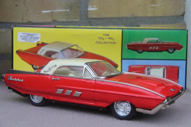 zeer mooie blikken ford thunderbird o.v.p., Antiek en Kunst, Antiek | Speelgoed, Ophalen of Verzenden