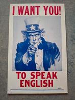 Amerikaanse wandplaat/wanddecoratie, Rechthoekig Staand, Ophalen of Verzenden, Zo goed als nieuw, A1 t/m A3