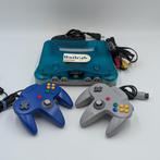 Nintendo 64 console Clear Blue incl. 2 controllers, Spelcomputers en Games, Spelcomputers | Nintendo 64, Ruilrijk, Zo goed als nieuw