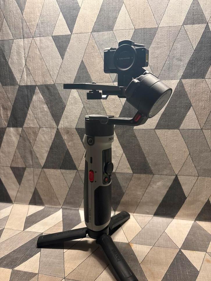 Zhiyun Crane M2S Gimbal - zo goed als nieuw!, Audio, Tv en Foto, Fotografie | Statieven en Balhoofden, Zo goed als nieuw, Overige typen