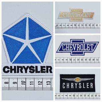 Emblemen, chevy, chevrolet, chrysler, USA, patch beschikbaar voor biedingen