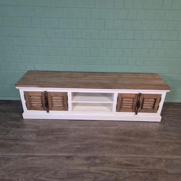 Lowboard TV-Meubel Louvre Teak 2,01 m Art. Nr.: 27618 beschikbaar voor biedingen