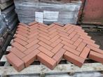 42.6m2 Gebruikte gebakken dikformaat rood bruin mf, Ophalen, Gebruikt, Keramiek, Klinkers