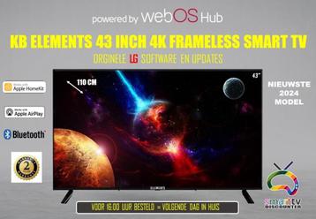 KB ELEMENTS 43 INCH 4K FRAMELESS SMART TV